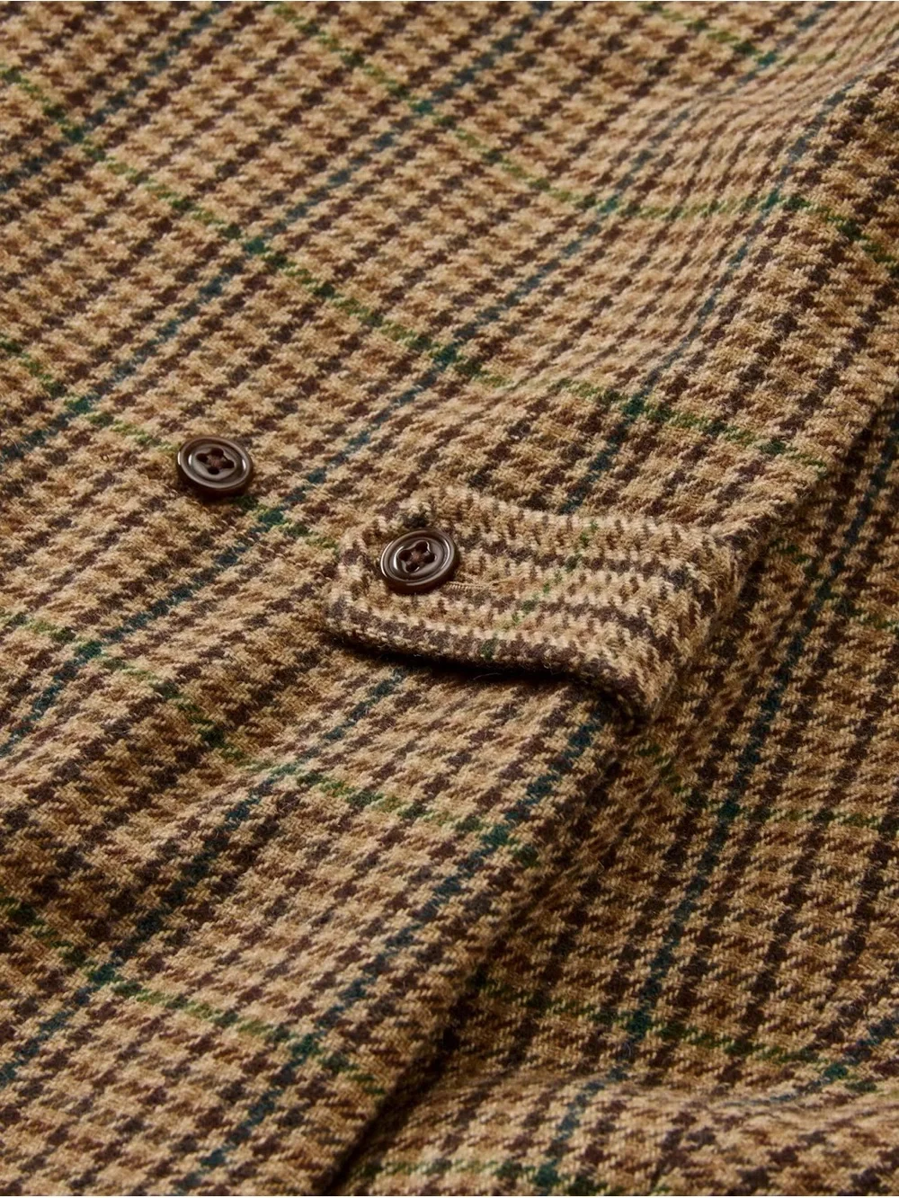 Men's Brown Houndstooth Sport Coat - Tailored Plaid Blazer